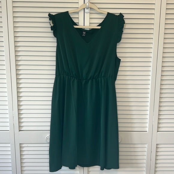 Shein A Line Green Dress Size 2X - Picture 2 of 9